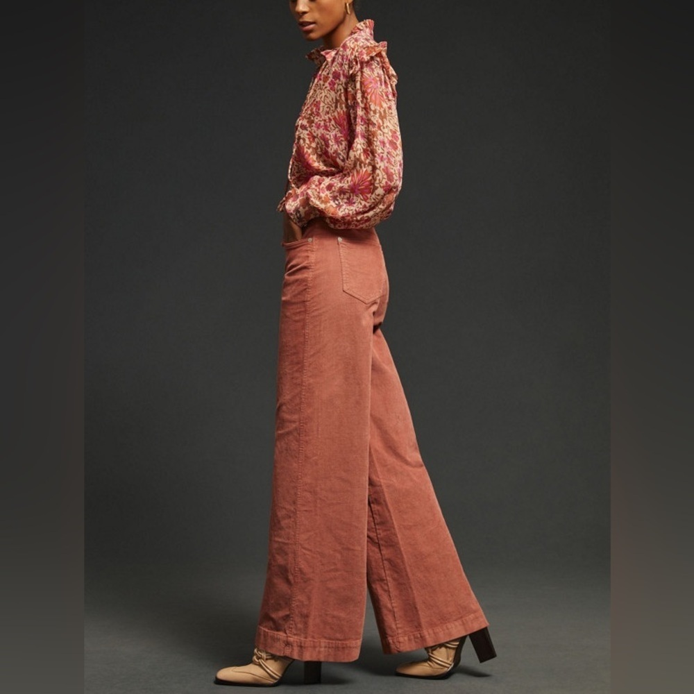 Pilcro by Anthropologie - The Gwen Wide-Leg Corduroy Pants - Picture 4 of 11